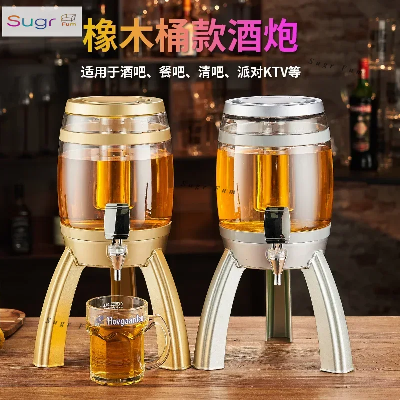Wine Draft Beer - 3 liter liquor cannon bar luminous