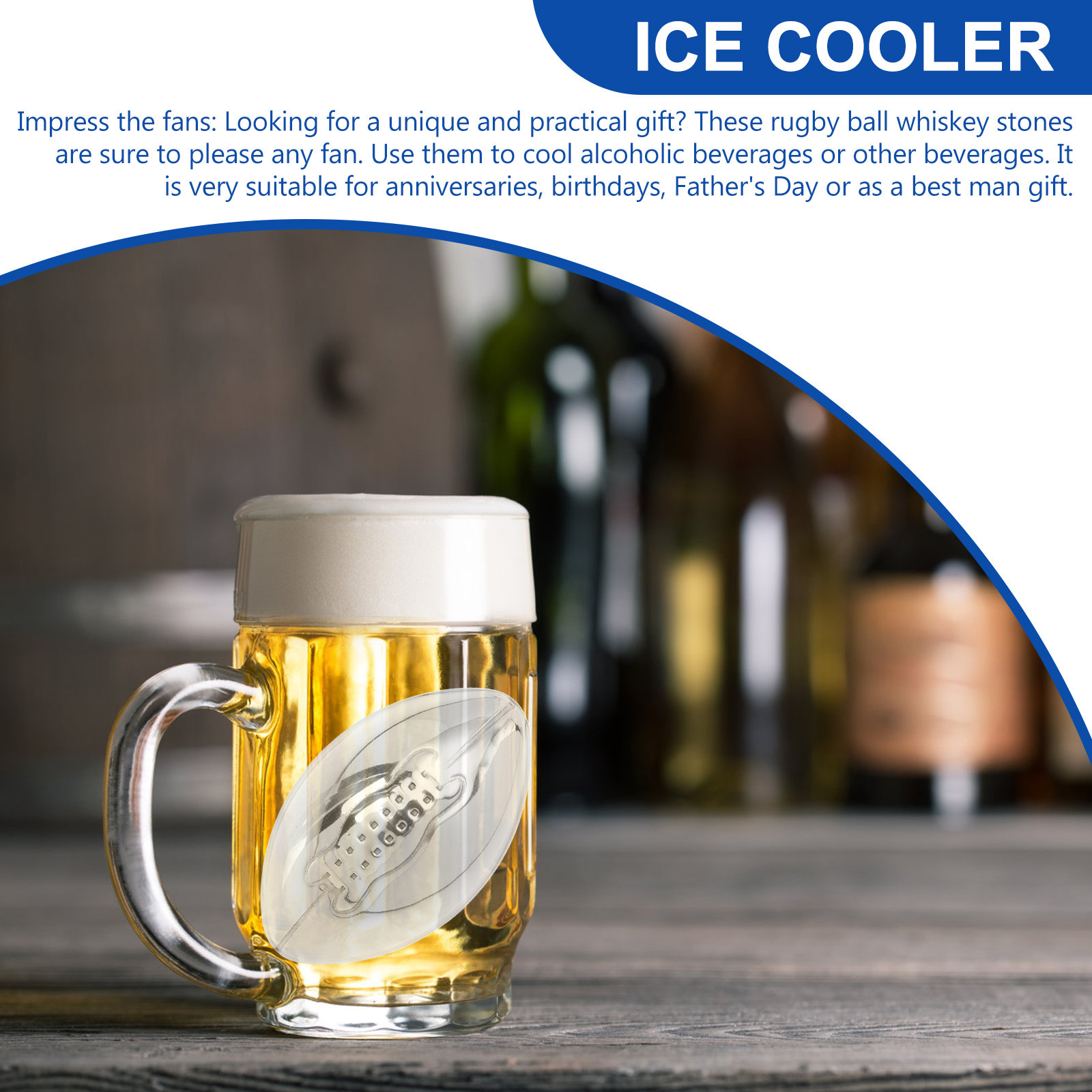 Stainless Steel Ice Cube Set R - Wine Beer The Whiskey บทวิจารณ์และราคา