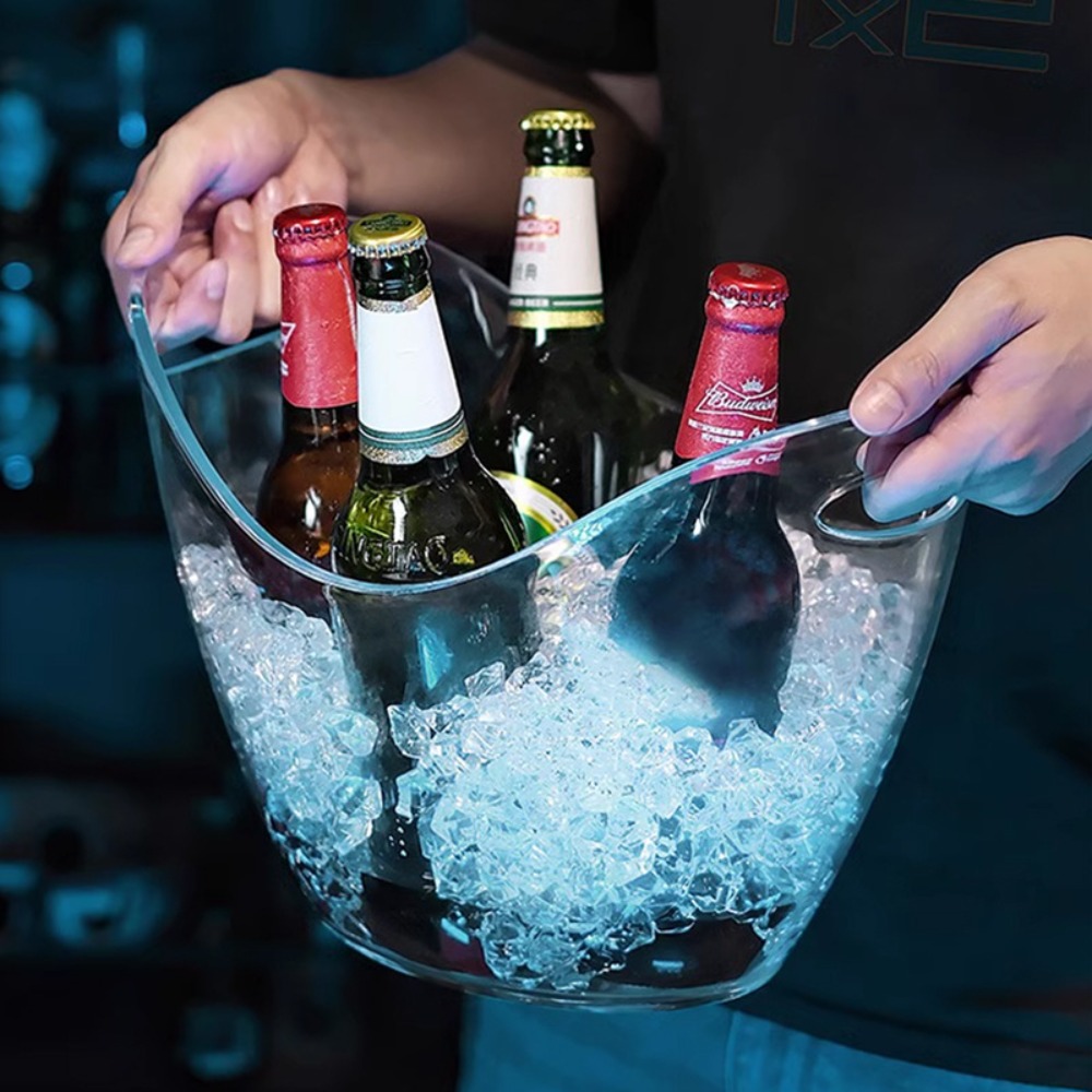 Durable 4/8/12L Transparent Ic - Ice Bucket Silver บทวิจารณ์และราคา