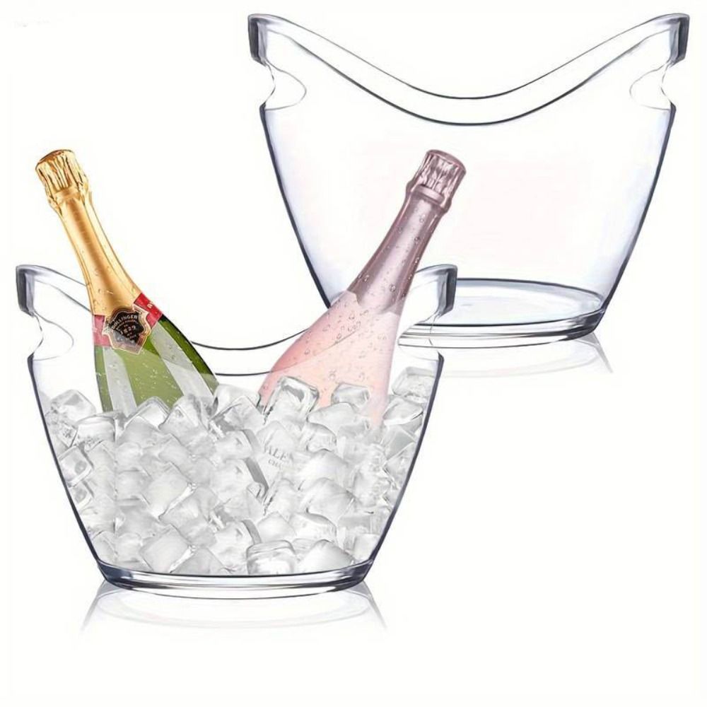 Durable 4/8/12L Transparent Ic - Ice Bucket Silver บทวิจารณ์และราคา
