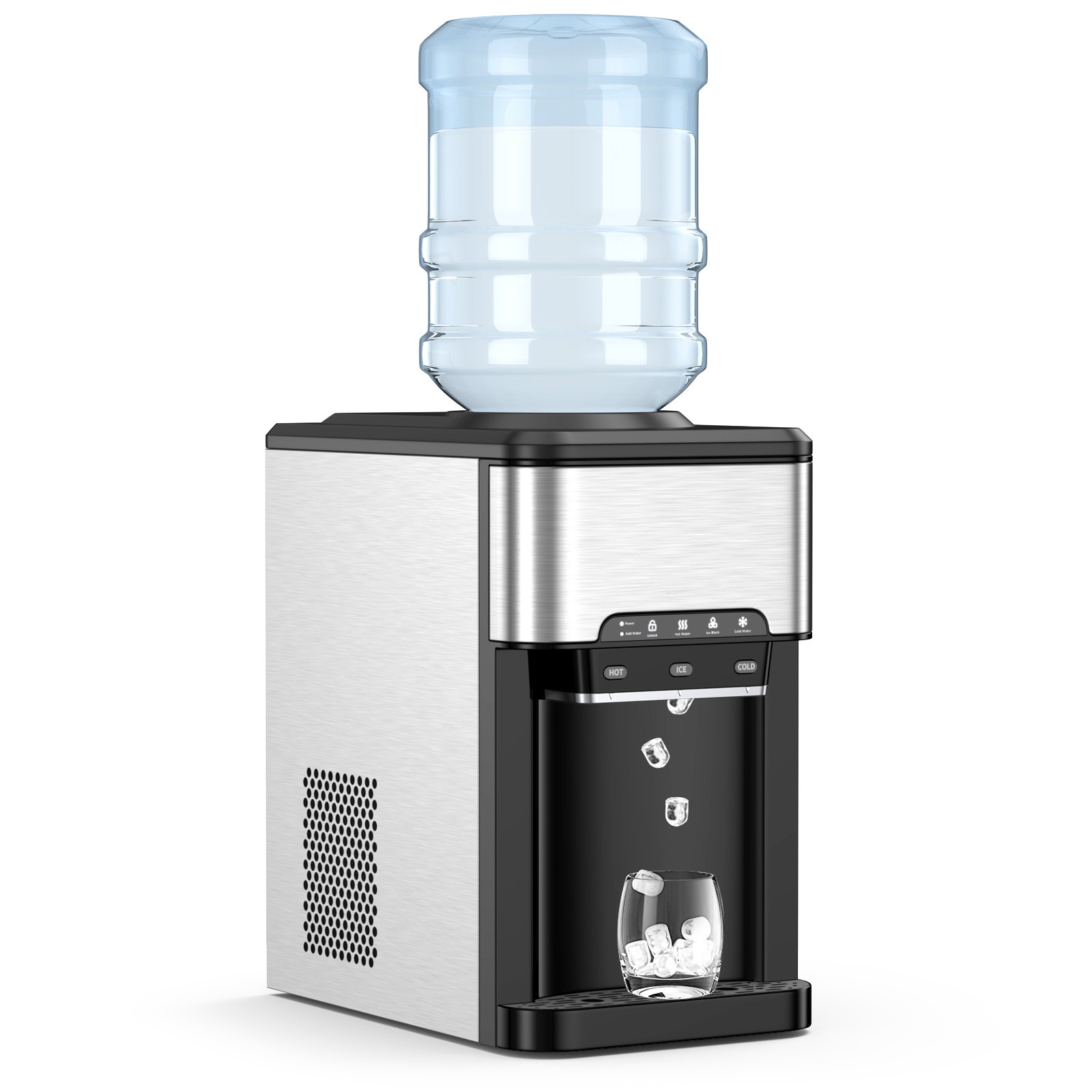 3-in-1 Water Cooler Dispenser  - Ice Bucket Silver บทวิจารณ์และราคา