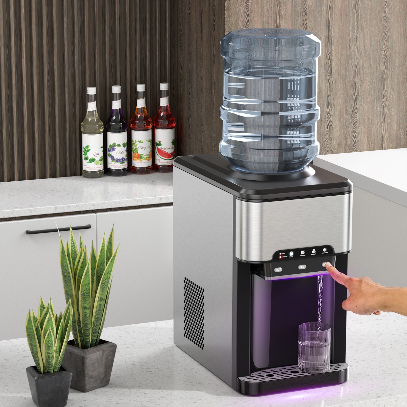 3-in-1 Water Cooler Dispenser  - Ice Bucket Silver บทวิจารณ์และราคา