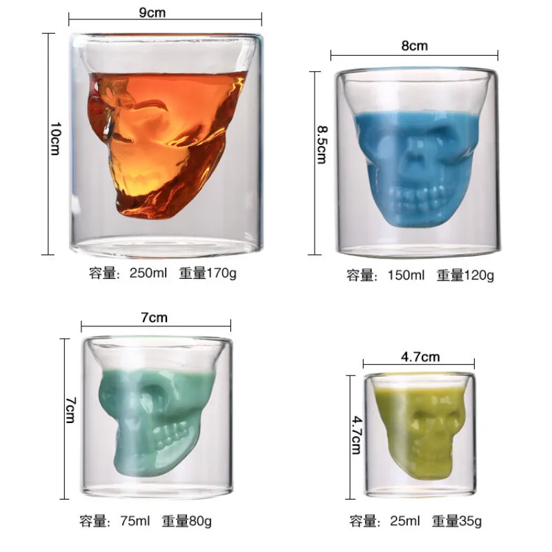 Double-layered Transparent Sku - Wine Beer Vodka Europe บทวิจารณ์และราคา