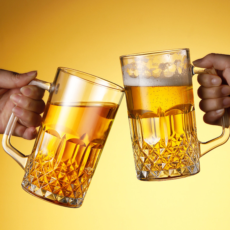 600ml/1000ml Beer Glass with H - Craft Beer & Wine U- บทวิจารณ์และราคา