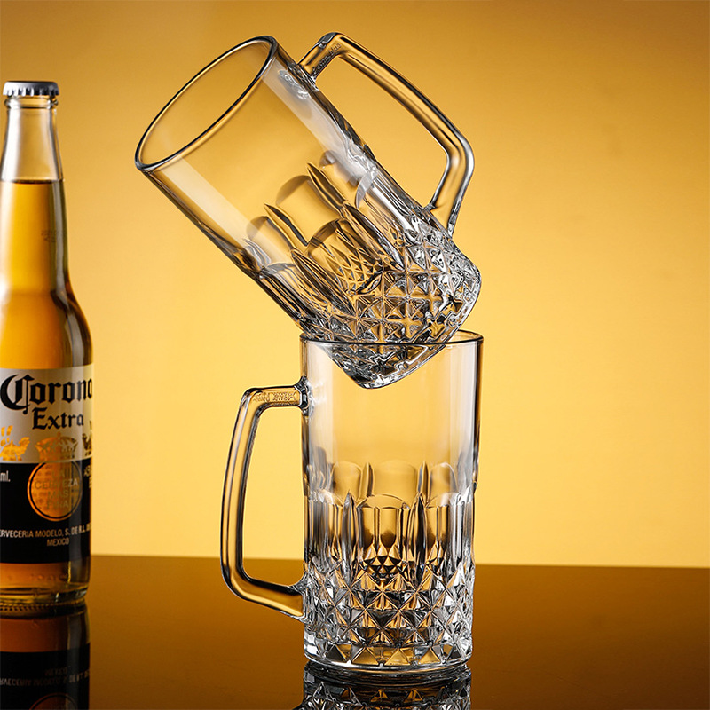 600ml/1000ml Beer Glass with H - Craft Beer & Wine U- บทวิจารณ์และราคา