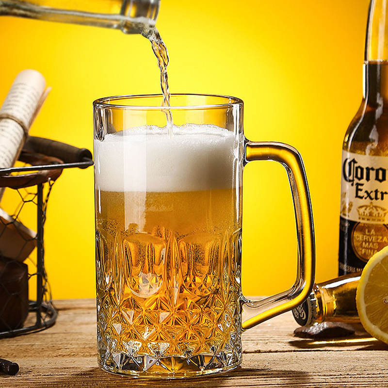 600ml/1000ml Beer Glass with H - Craft Beer & Wine U- บทวิจารณ์และราคา