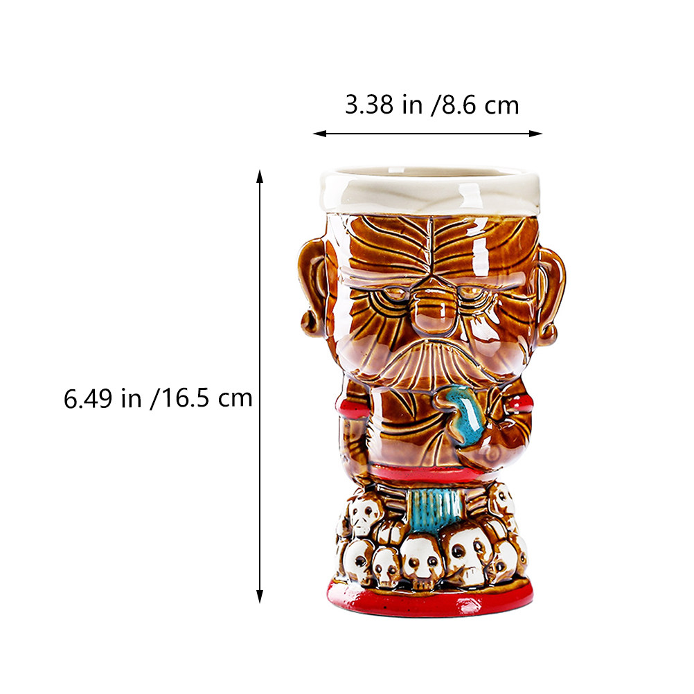 1Pcs Ceramic Native Chief Wine - Wine Beer The Whiskey บทวิจารณ์และราคา