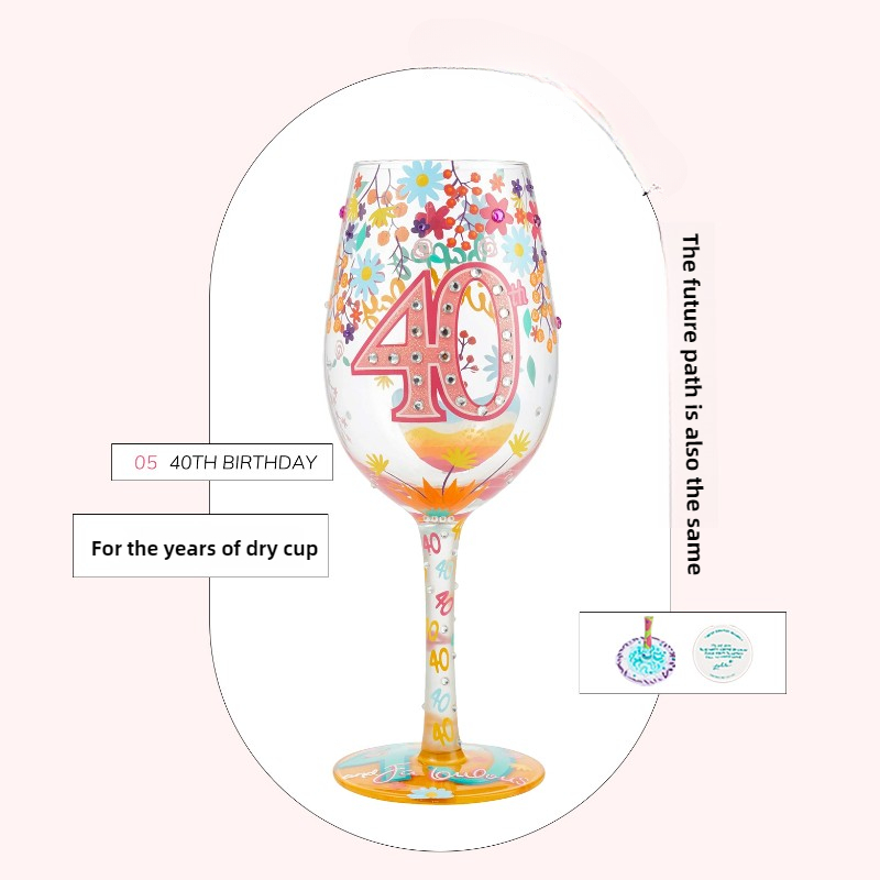 Christmas Print Wine Glass Cre - Wine Beer Festival บทวิจารณ์และราคา
