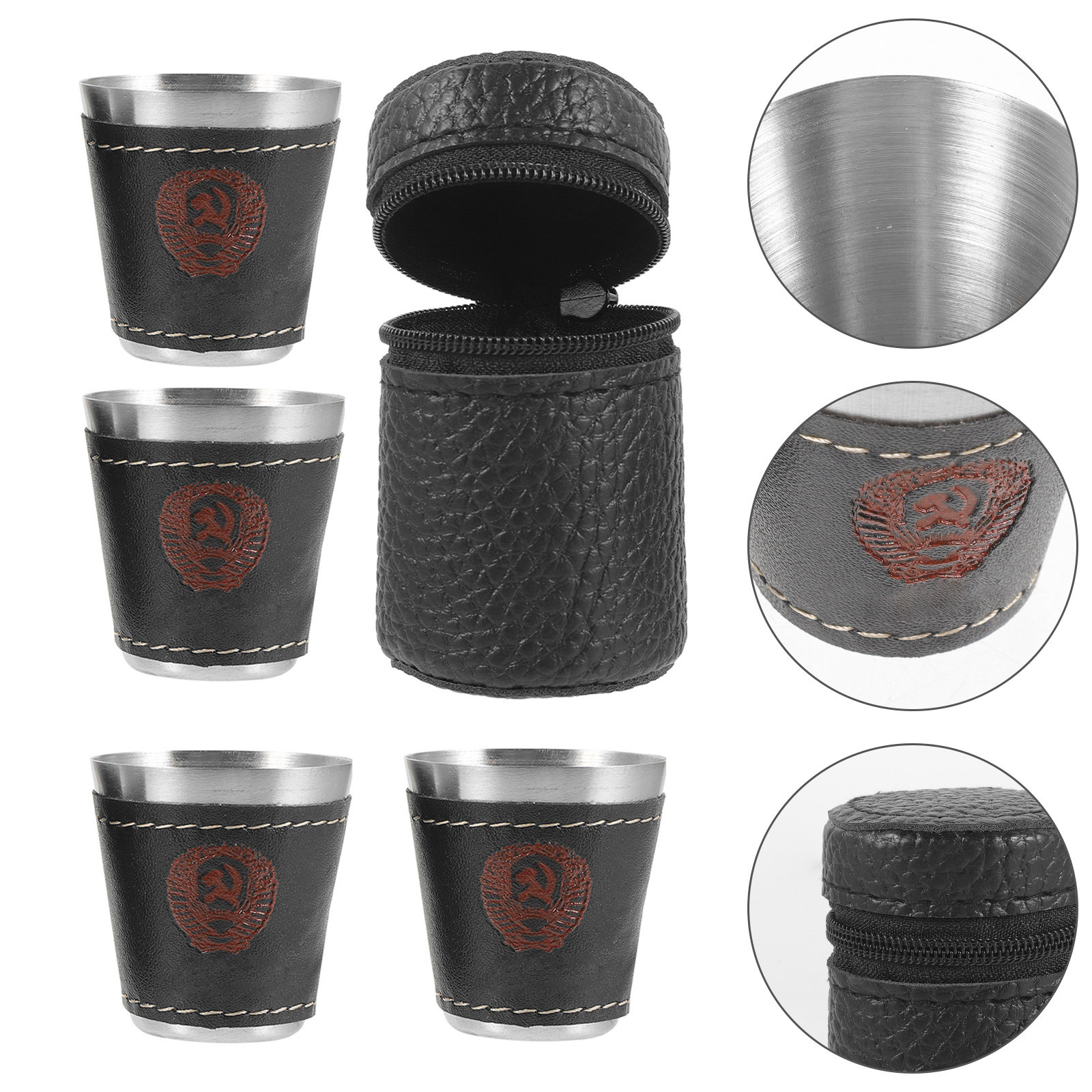1Set Stainless Steel Wine Cup  - Wine Beer The Whiskey บทวิจารณ์และราคา