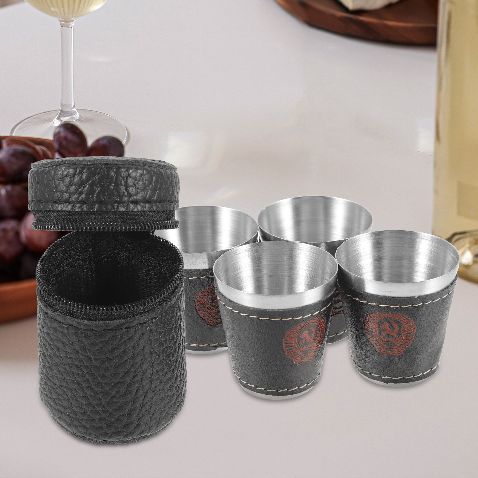 1Set Stainless Steel Wine Cup  - Wine Beer The Whiskey บทวิจารณ์และราคา