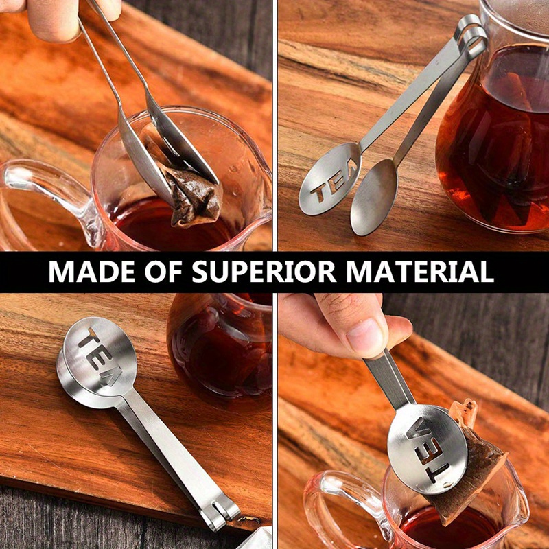 1pc Tea Bag Squeezer Stainless - Ice Bucket Silver บทวิจารณ์และราคา