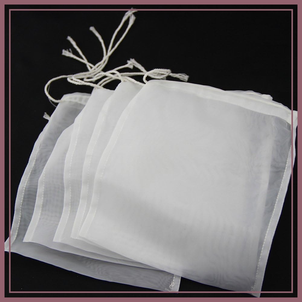 5 Pcs Fine Mesh Nylon Strainin - Wine Beer And Cider บทวิจารณ์และราคา