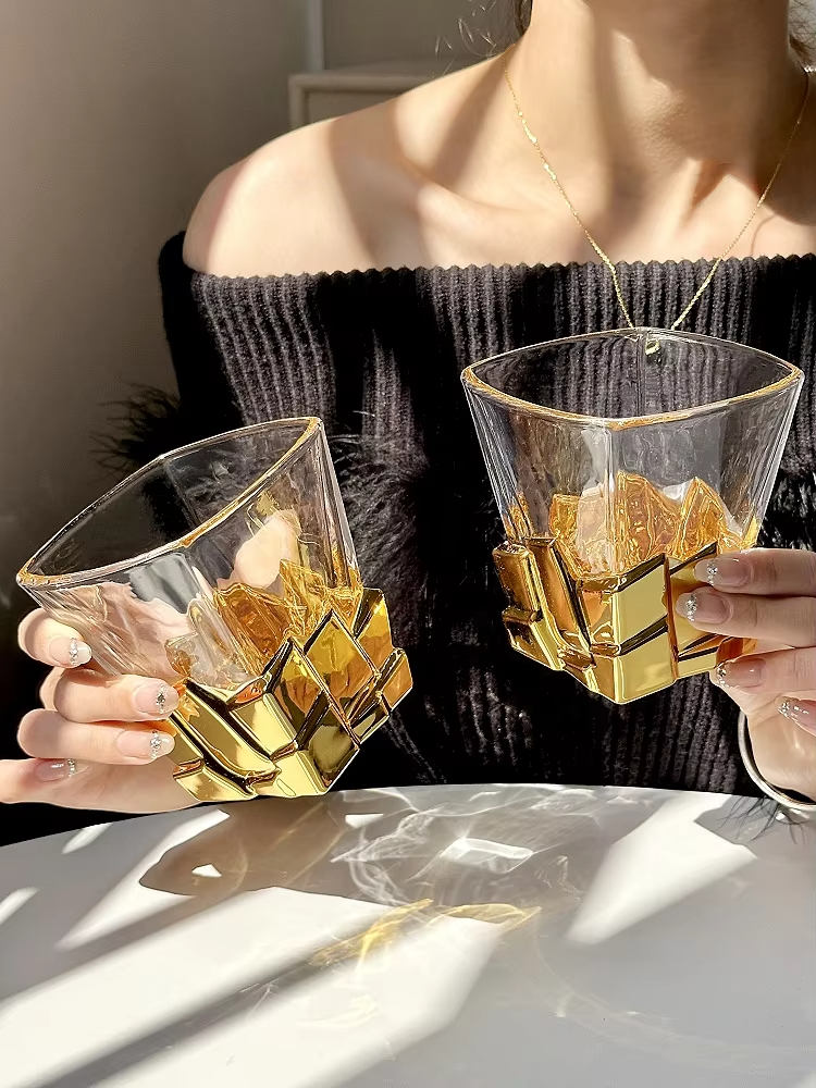 Space Gold Ice Cube Cup Artist - Wine Beer The Whiskey บทวิจารณ์และราคา