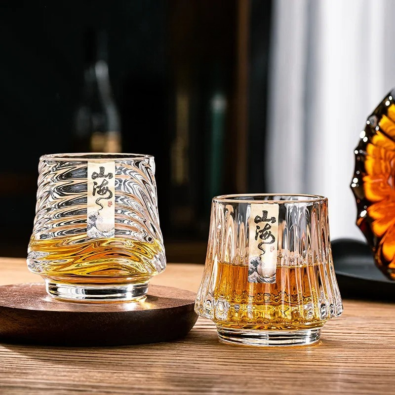 Glass Whiskey Cup Set Shanhai  - Wine Beer The Whiskey บทวิจารณ์และราคา