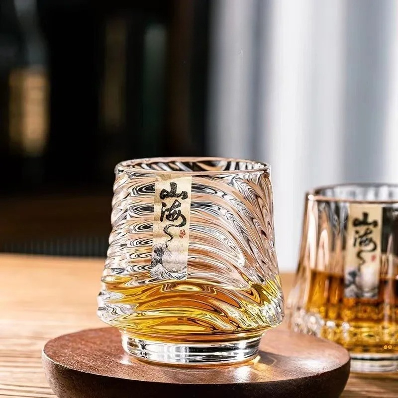 Glass Whiskey Cup Set Shanhai  - Wine Beer The Whiskey บทวิจารณ์และราคา