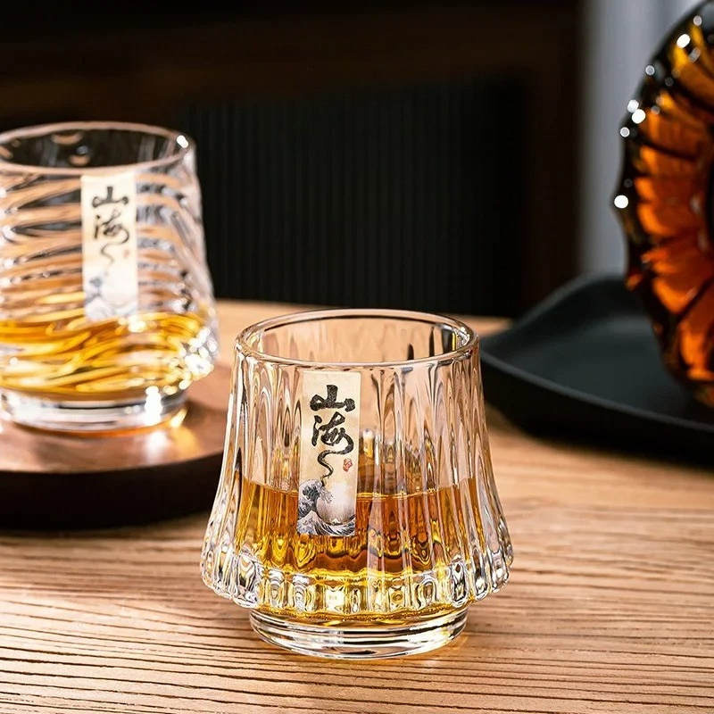 Glass Whiskey Cup Set Shanhai  - Wine Beer The Whiskey บทวิจารณ์และราคา
