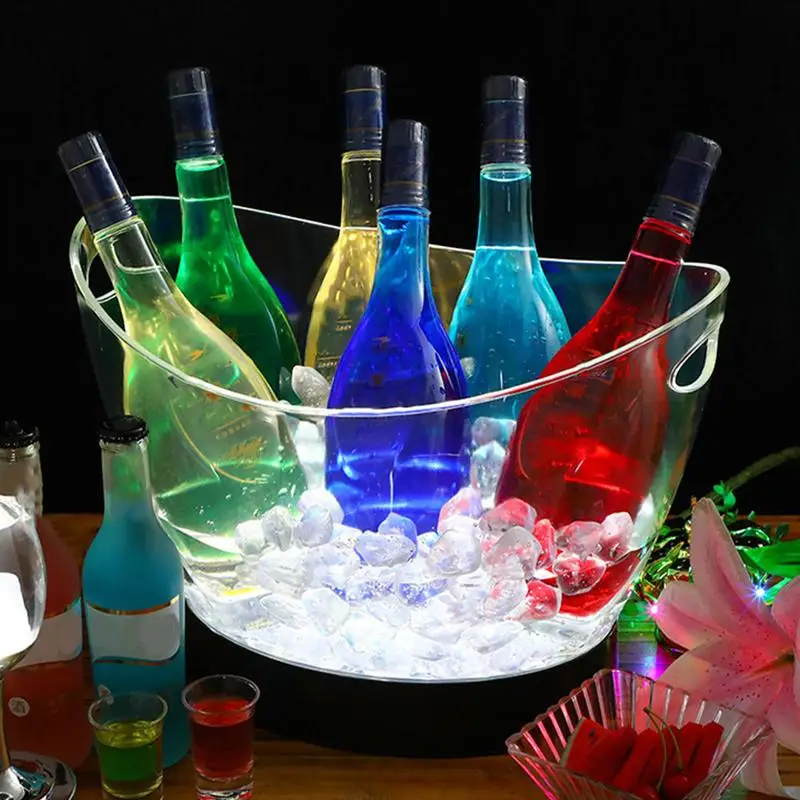 4L Transparent Ice Cube Storag - Ice Bucket Silver บทวิจารณ์และราคา