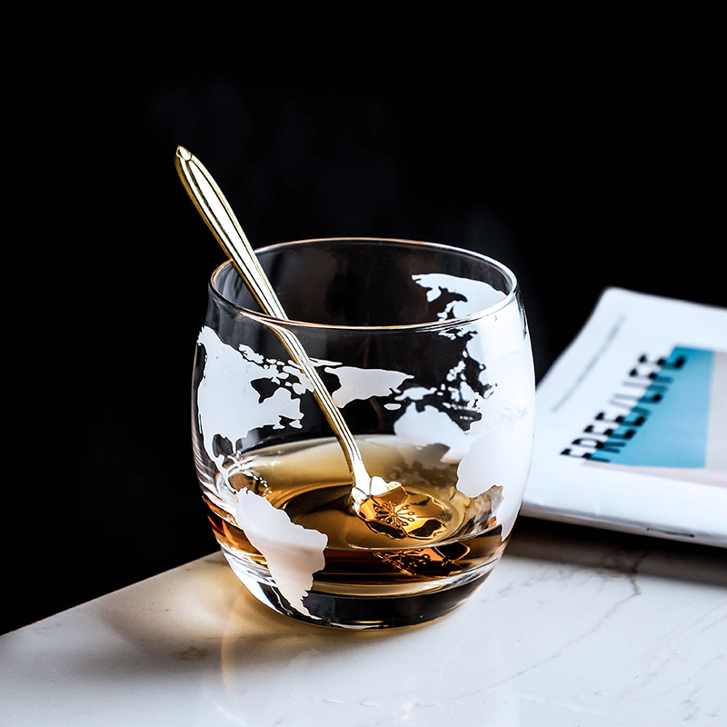World Map Whisky Wine Glass  V - Wine Beer World บทวิจารณ์และราคา