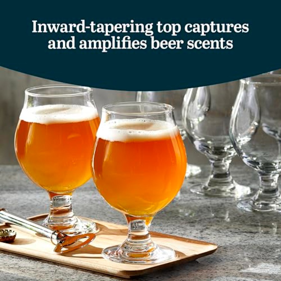 entials Beer Glasses, 13 oz, C - Craft Beer & Wine U- บทวิจารณ์และราคา