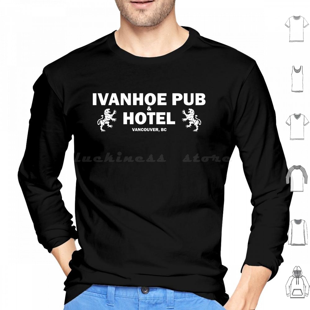Ivanhoe Pub-White On Black Hoo - Wine Beer Logo บทวิจารณ์และราคา
