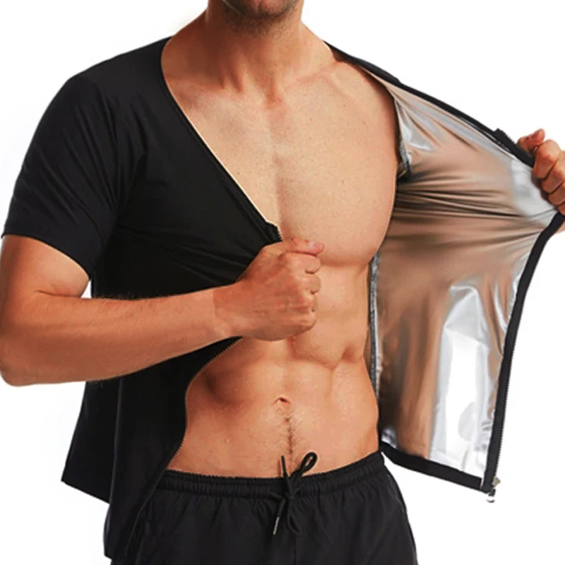 Mens Shaper Workout Shirt Shor - Ice Bucket Silver บทวิจารณ์และราคา