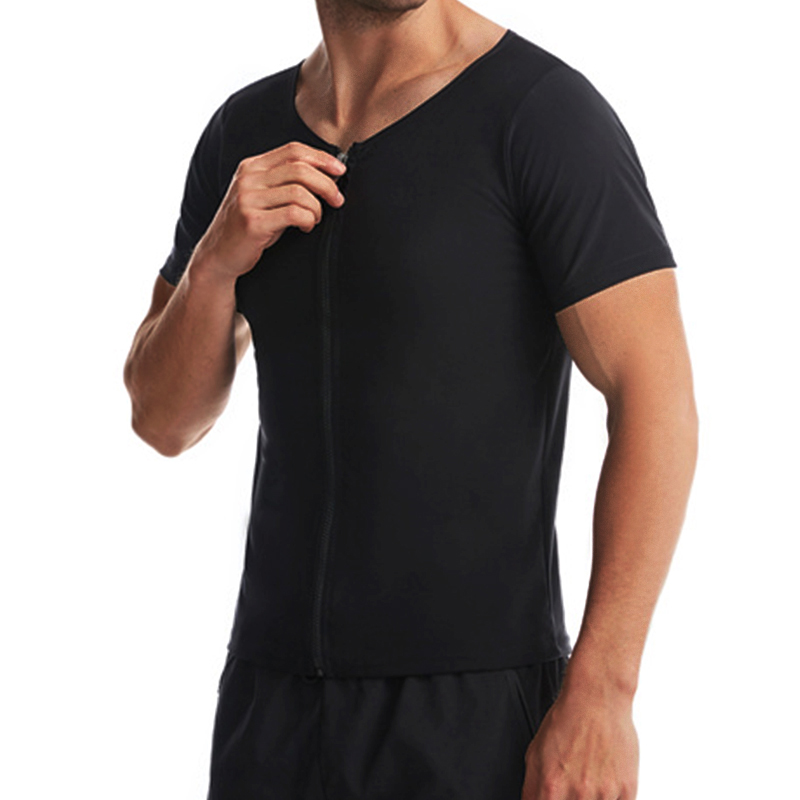 Mens Shaper Workout Shirt Shor - Ice Bucket Silver บทวิจารณ์และราคา