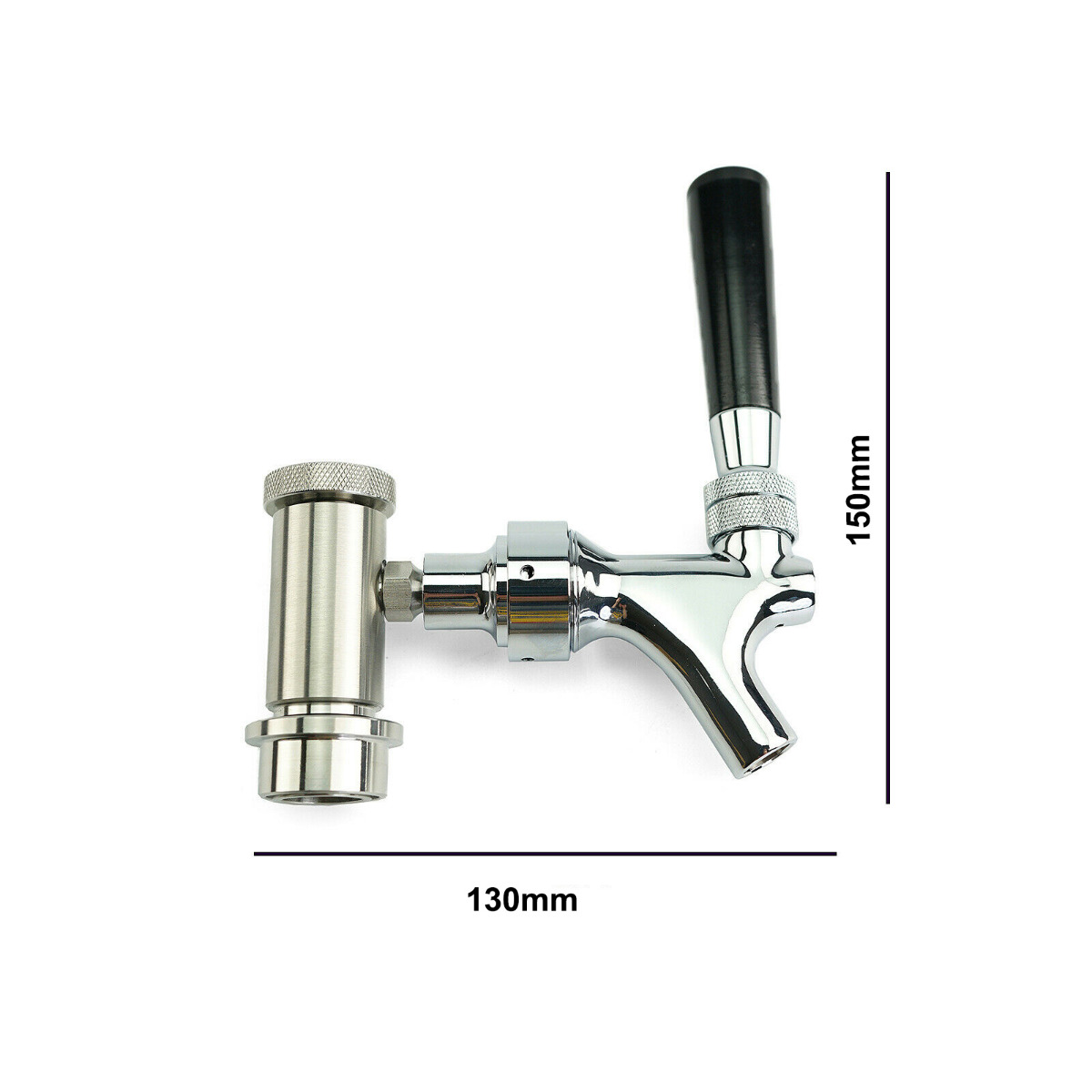 Ball Lock Flow Control Disconn - Craft Beer & Wine U- บทวิจารณ์และราคา