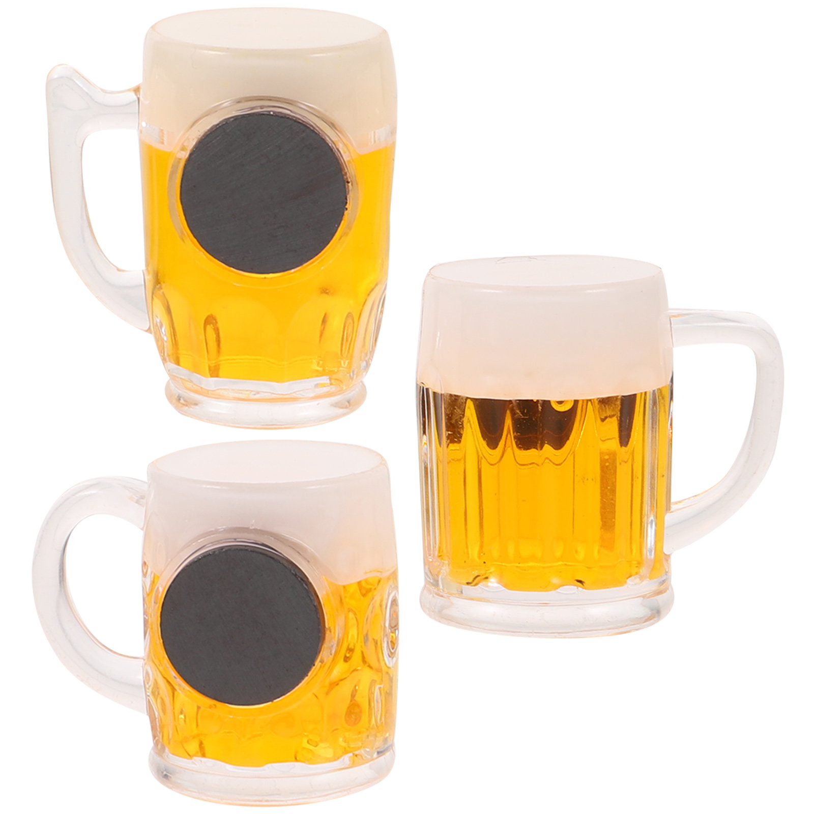 3Pcs Lifelike Beer Mug Charms  - Craft Beer & Wine U- บทวิจารณ์และราคา