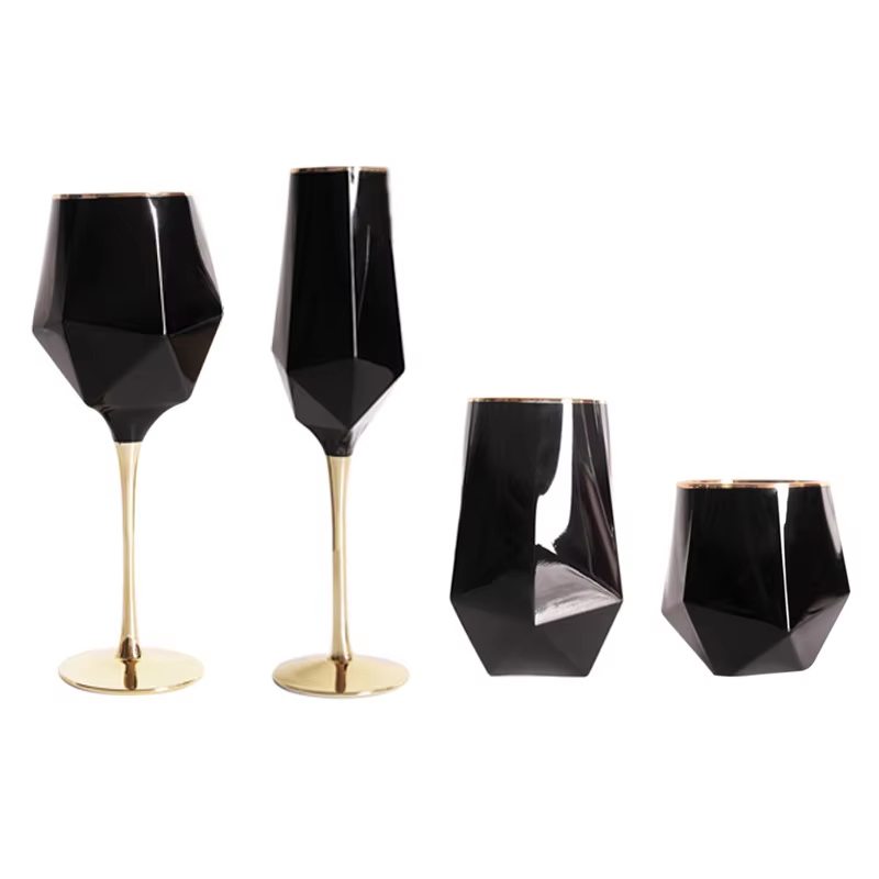 Pure Black Crystal Golden Edge - Wine Beer The Whiskey บทวิจารณ์และราคา
