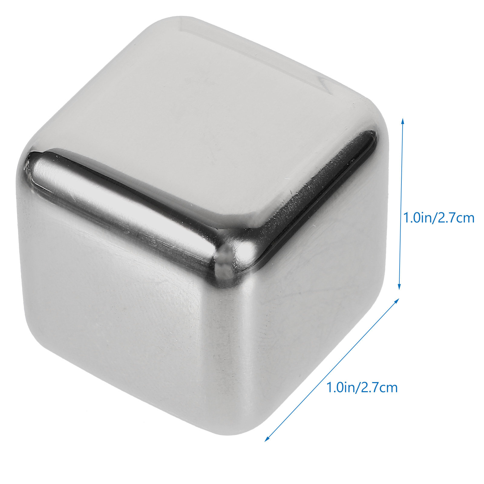Whiskey Stones 12Pcs Stainless - Wine Beer The Whiskey บทวิจารณ์และราคา