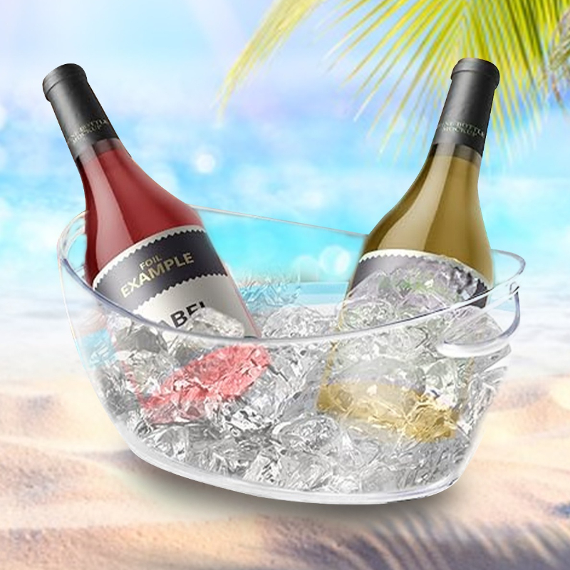5L Plastic Ice Bucket with Car - Ice Bucket Silver บทวิจารณ์และราคา