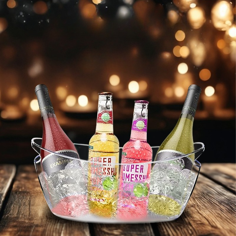 5L Plastic Ice Bucket with Car - Ice Bucket Silver บทวิจารณ์และราคา