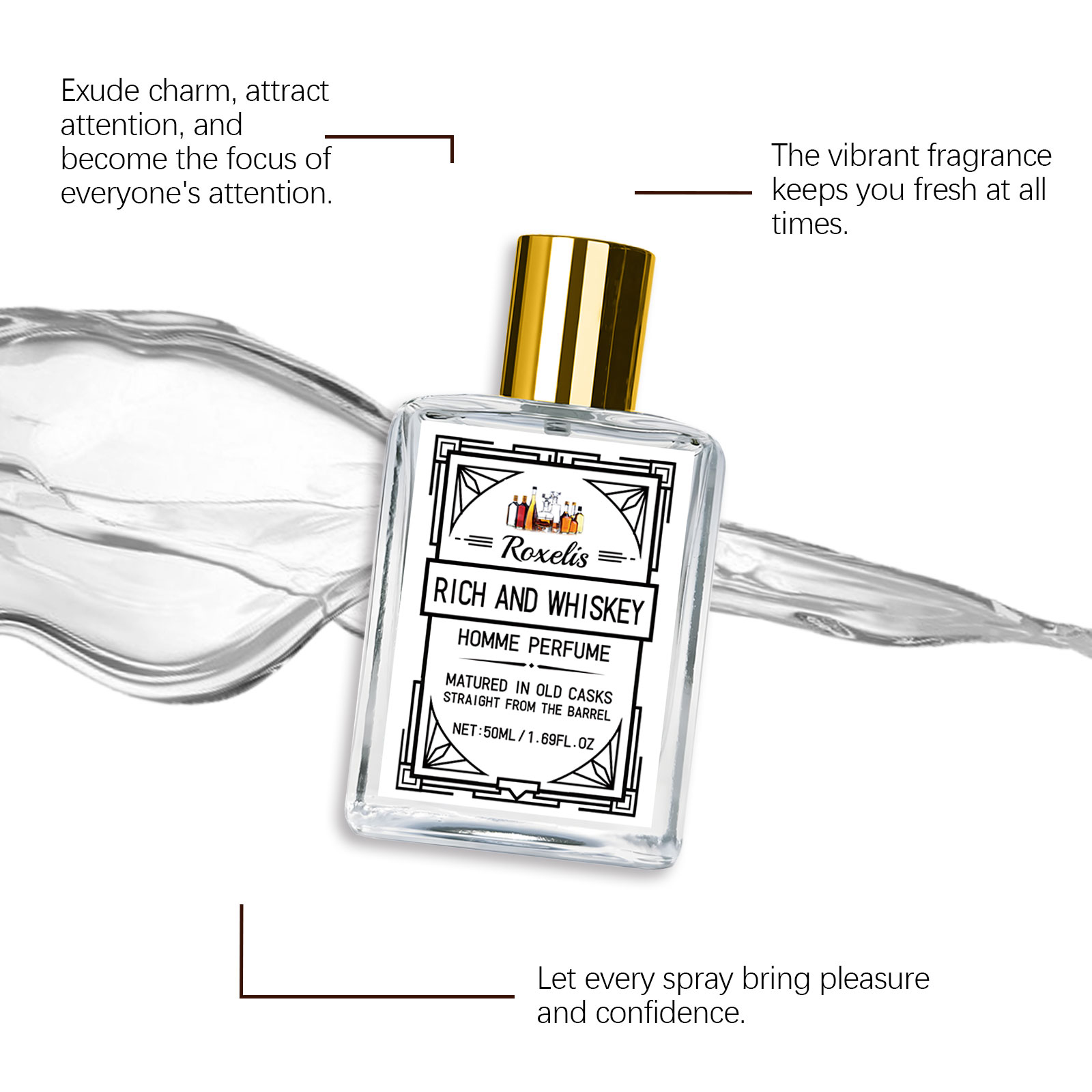 Roxelis 50ml Charm Whisky Men' - Wine&Beer Help บทวิจารณ์และราคา