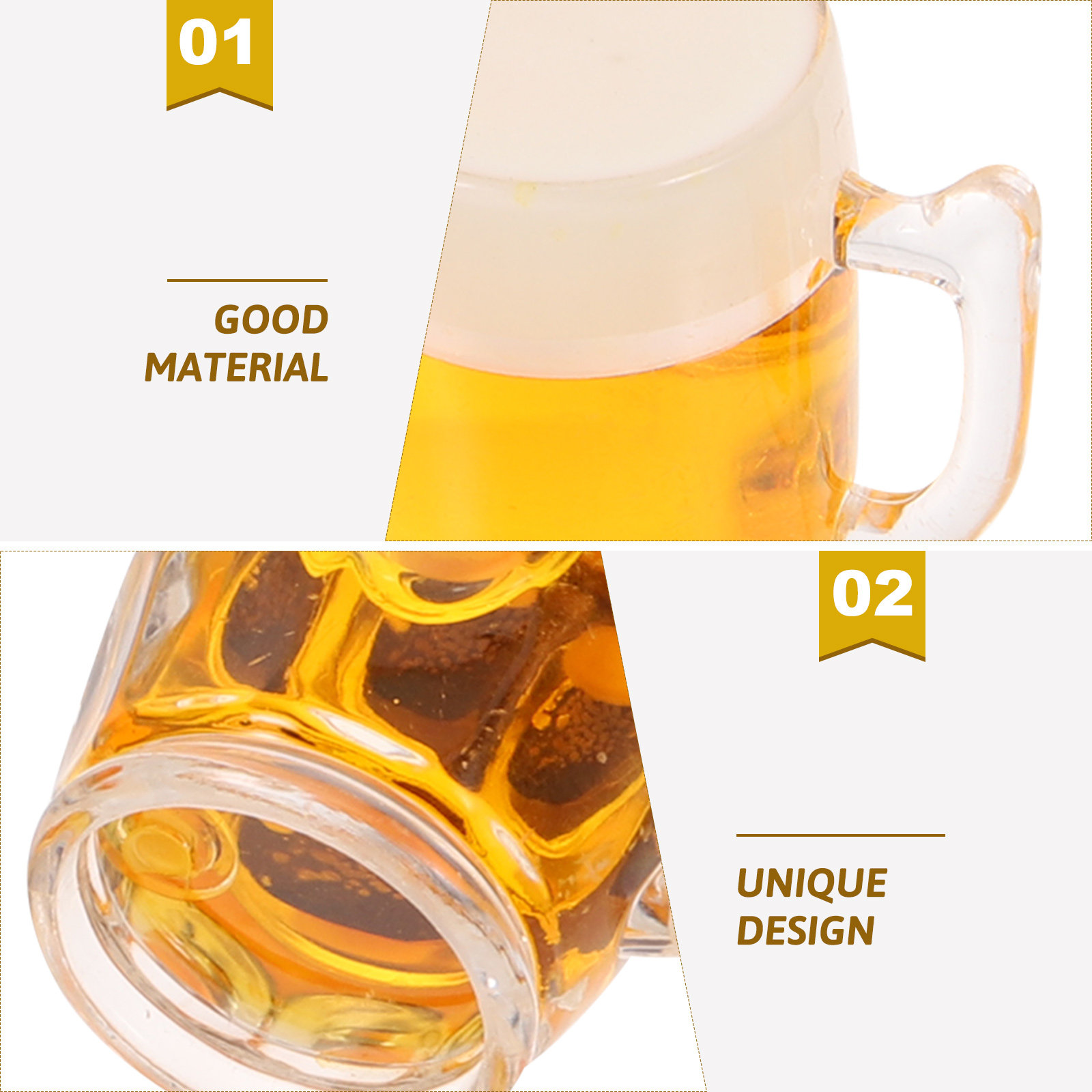3Pcs Beer Glass Ornament Charm - Craft Beer & Wine U- บทวิจารณ์และราคา