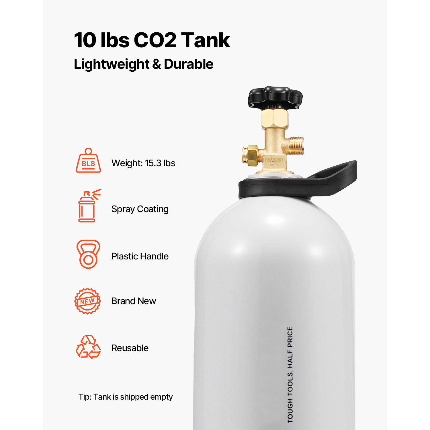 SucceBuy CO2 Tank 10 lbs New A - Beer & Wine Jockey Plaza Shopping บทวิจารณ์และราคา