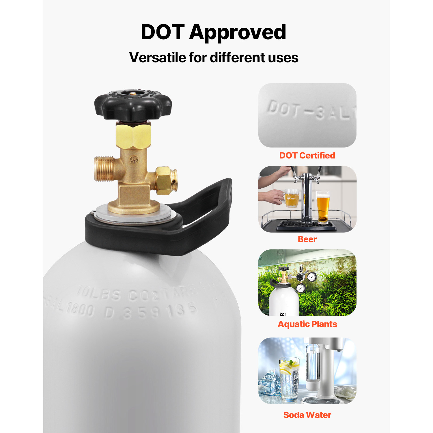 SucceBuy CO2 Tank 10 lbs New A - Beer & Wine Jockey Plaza Shopping บทวิจารณ์และราคา