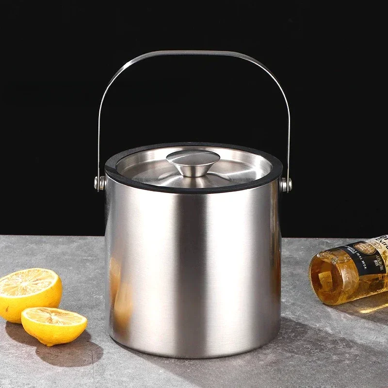3/4L Stainless Steel Insulated - Ice Bucket Silver บทวิจารณ์และราคา