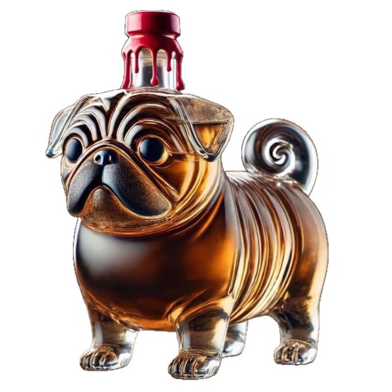 Transparent Whiskey Hanger Pug - Wine Beer The Whiskey บทวิจารณ์และราคา