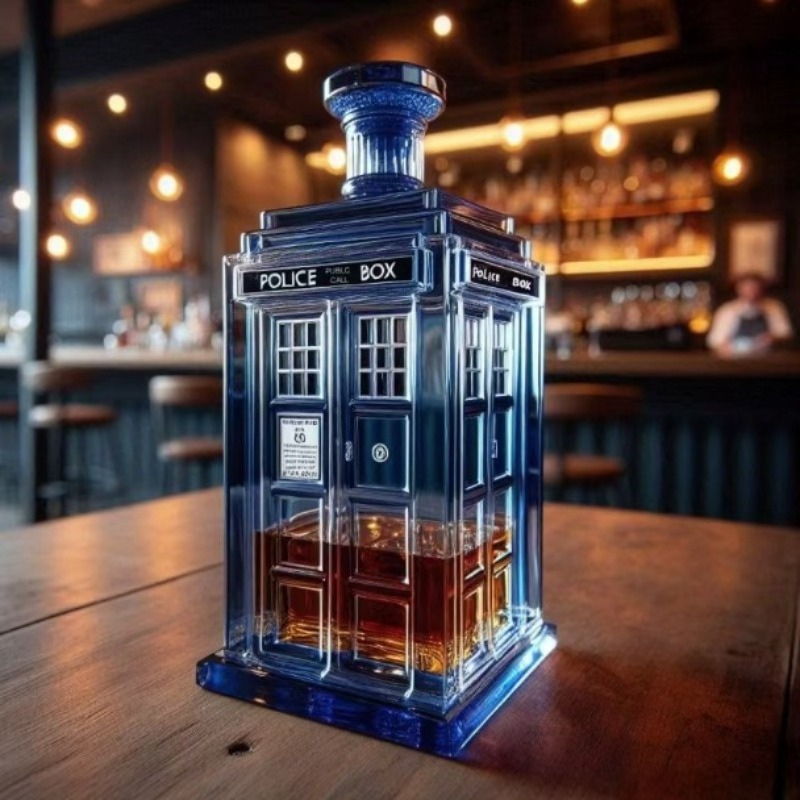 Creative Phone Booth Decanter  - Wine Beer The Whiskey บทวิจารณ์และราคา